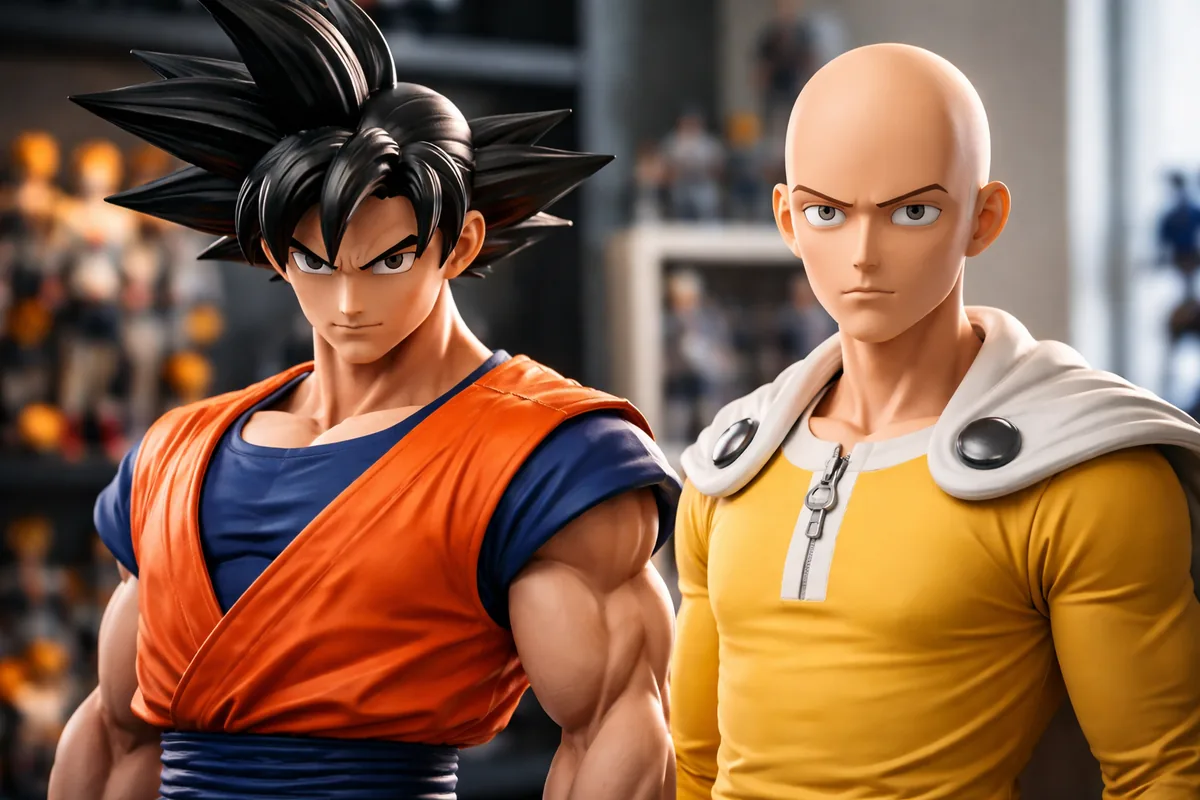 Comment Goku et Saitama se distinguent-ils par leurs styles d'animation dans les animes ?