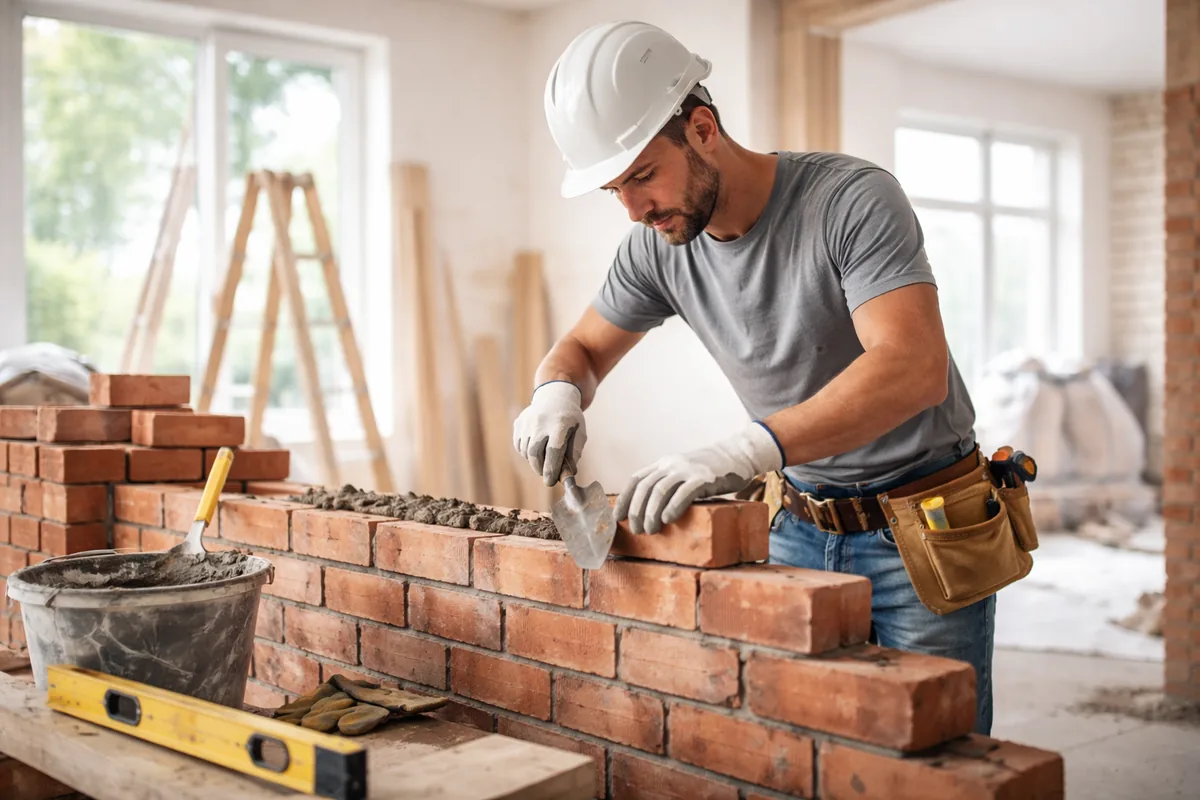 Comment bien réussir ses travaux de maçonnerie dans une maison